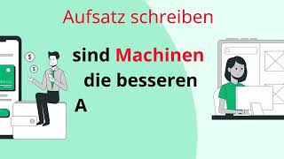 Aufsatz schreiben B2sind Maschinen die bessern Arbeitnehmer كتابة مقالة عن ربوتات بديلة للانسان [upl. by Arondell475]