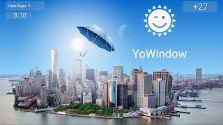 YoWindow приложение с точным прогнозом погоды для Android TV Google TV и Android [upl. by Klaus480]