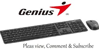 Wireless Genius Keyboard amp Mouse SlimStar 8000 Review [upl. by Haroldson]