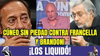 🔥SANTIAGO CÚNEO SIN PIEDAD CONTRA LOS CIPAYOS DE GUILLERMO FRANCELLA Y LUIS BRANDONI santiagocuneo [upl. by Artenahs412]