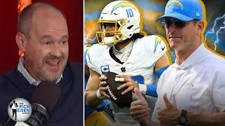 Jim Harbaugh unlocked Justin Herbert’s potential  Rich Eisen Chargers will play in AFC Champ Game [upl. by Akerahs141]