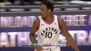 Raptors Highlights DeRozan Sets New CareerHigh in Threes  December 21 2017 [upl. by Anaed531]