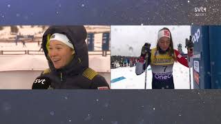 Längdskidor Världscupen Lillehammer 20182019  Sprint herrar damer fristil [upl. by Lanrev]