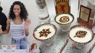 White Fireball Christmas Martini  Tipsy Bartender [upl. by Carlen]