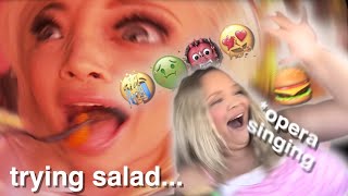 Trisha Paytas food reactions are EVERYTHING [upl. by Inasah]