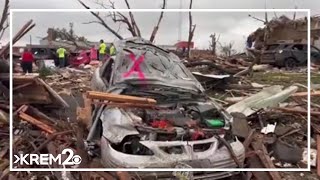 Greenfield Iowa tornado Multiple deaths reported as severe weather devastates town [upl. by Waers226]