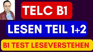 TELC B1 Lesen  DTZ Prüfung B1 Leseverstehen Teil 12 Mit Lösungen  Neu Test und Beispiele [upl. by Freda69]