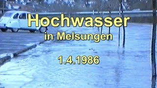 Hochwasser Melsungen 1986 [upl. by Gil]