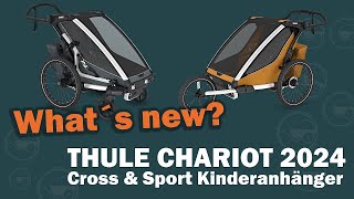 THULE Chariot 2024  Was ist neu am CROSS und am SPORT  Kurzinfo [upl. by Ellehcir428]