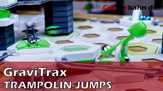 GraviTrax 🥇 TrampolinJUMP mit der GaussKanone WEITSPRUNG  coogelbahnde [upl. by Cimbura]