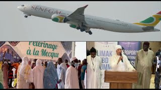 Pèlerinage Mecque 2022 départ du premier vol des pèlerins du Sénégal [upl. by Smiga478]