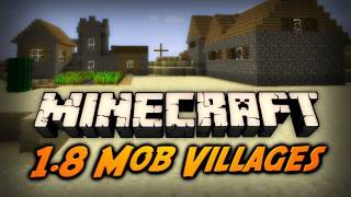 Minecraft Beta 18 Pre Mob Villages  TNT  Fun [upl. by Nyra889]