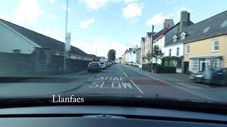 Driving Brecon Town Wales UK [upl. by Amol]