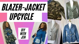 Blazer Jacket Upcycle [upl. by Goulette]