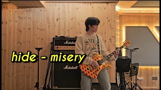 hide  misery guitar cover by beomsoo baek [upl. by Htor]