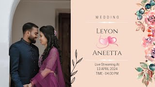 WEDDING  LEYON amp ANEETTA  13042024  SEVENDAY SIGNATURE [upl. by Anaela394]