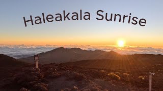 Haleakala Sunrise 10000 feet above sea level [upl. by Ahsirahc727]