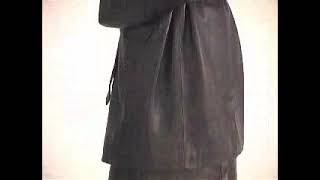 Black Leather Trench Coat [upl. by Giannini]