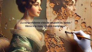 ¡La sorprendente vida de las polillas de los libros a la ropa y hasta mariposas [upl. by Archibald]