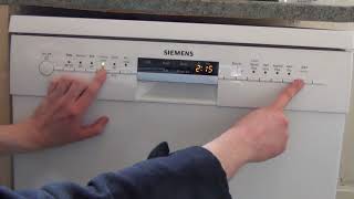 How To Tip 24  Activate or Deactivate the auto Extra dry setting on a Siemens IQ Dishwasher [upl. by Duquette]