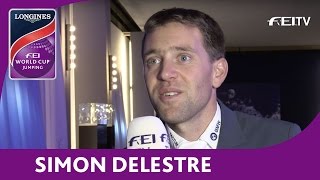 Simon Delestre  Interview  Lyon  Longines FEI World Cup Jumping [upl. by Corilla805]