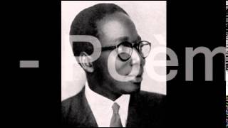 Léopold Sédar Senghor  Poème à mon frère blanc [upl. by Vanzant801]