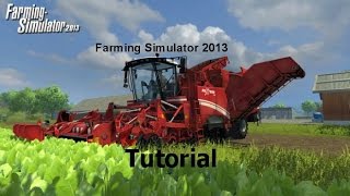 Farming Simulator Tutorial two combines on a single field using courseplay [upl. by Jock]