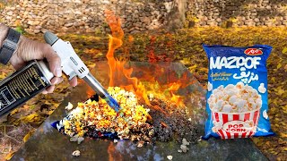 Torch VS Popcorn burning🔥 [upl. by Pinzler]