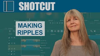 Shotcut Tutorial Ripple all Tracks Feature [upl. by Anihpesoj]