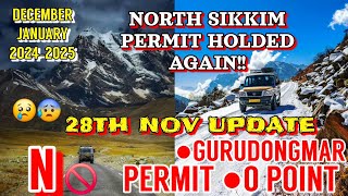 North Sikkim Tour Update 2024Gangtok To Zero PointGurudongmar Lake Sikkim Tour In December [upl. by Norbel100]