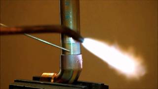 Brazing soldering copper pipe tube [upl. by Lyn]