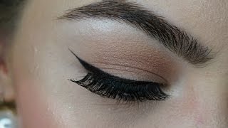 Eyeliner ziehen I Einfaches Lidstrich Tutorial für Anfänger [upl. by Drageruaeb667]