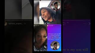 Blueface put the paws on his mama and sister [upl. by Nehtan]