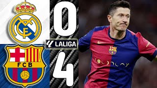 🎥 Real Madrid vs Barcelona 04  El Clasico Match Review La Liga 20242025 [upl. by Niamor]