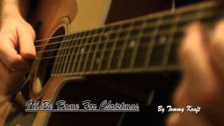 Ill Be Home For Christmas  Acoustic GuitarVoice [upl. by Hoeg]