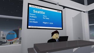 RexAir Robloxia To Seattle Flight 6326 E175 [upl. by Seni]