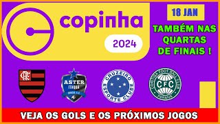 ⚽ COPINHA 2024 – FLAMENGO E CRUZEIRO SEGUEM FIRMES [upl. by Annie]