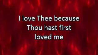 MY JESUS I LOVE THEE with Lyrics [upl. by Anirac213]