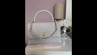 Chanel coco handle medium size 19P Unboxing [upl. by Llehcram]