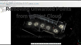 Atlantic Laser Scanning Tutorial FARO SCENE Removing Unwanted Points from a Project [upl. by Tavia634]