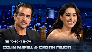 Colin Farrell and Cristin Milioti Talk Colins Unrecognizable Transformation for The Penguin [upl. by Naened767]