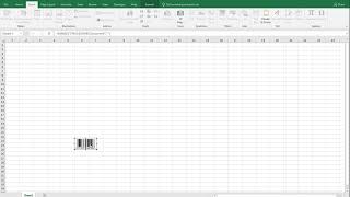 Inserting barcode in Excel using StrokeScribe Active Document [upl. by Brynne]