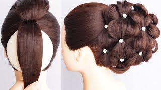 Gorgeous Messy Bun Hairstyle  Try THIS Modernist Hairstyle For a Unique Look [upl. by Yelraf]