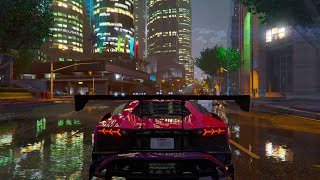 GTA V  Lamborghini Aventador LP7004 HQ NextGen Graphics  GTA 5 PC Mods  Gameplay [upl. by Adnoma]