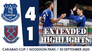 CALVERTLEWIN HITS ANOTHER HATTRICK  EVERTON 41 WEST HAM EXTENDED HIGHLIGHTS [upl. by Kobi]