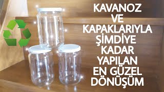 EN İYİ KAVANOZ VE KAPAK GERİ DÖNÜŞÜMÜ  Geri Dönüşüm  Recycle  Idea [upl. by Assilem]