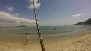 PESCA DE PRAIA EM ENSEADA São Francisco do Sul  SC [upl. by Huckaby803]