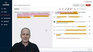 Identifying the Role of a Statement in a LSAT Argument Using LawHub Logical Reasoning Drill Set 3 [upl. by Ymmik]