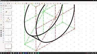 projeções em perspectiva isométrica e ortogonal no xournal parte 05 [upl. by Ailenroc]