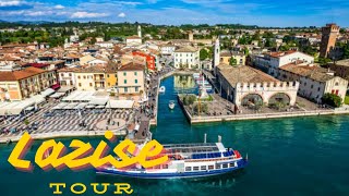 LAZISE  a Beautiful tour around Garda Lake  Italy 🇮🇹 [upl. by Gonagle185]